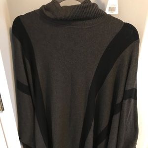 Womens Alfani Black/Grey Sweater